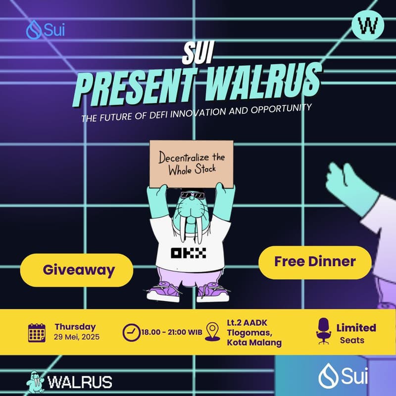 Cover Image for Sui Present Walrus Goes To Malang With OKX