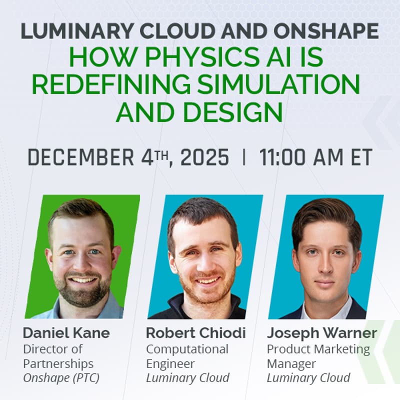 Cover Image for Luminary Cloud and Onshape: How Physics AI is Redefining Simulation and Design