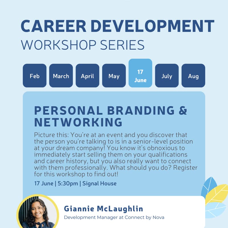 Cover Image for Personal Branding & Networking - (In person!)