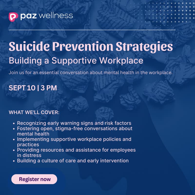 Cover Image for Suicide Prevention Strategies- Building a Supportive Workplace