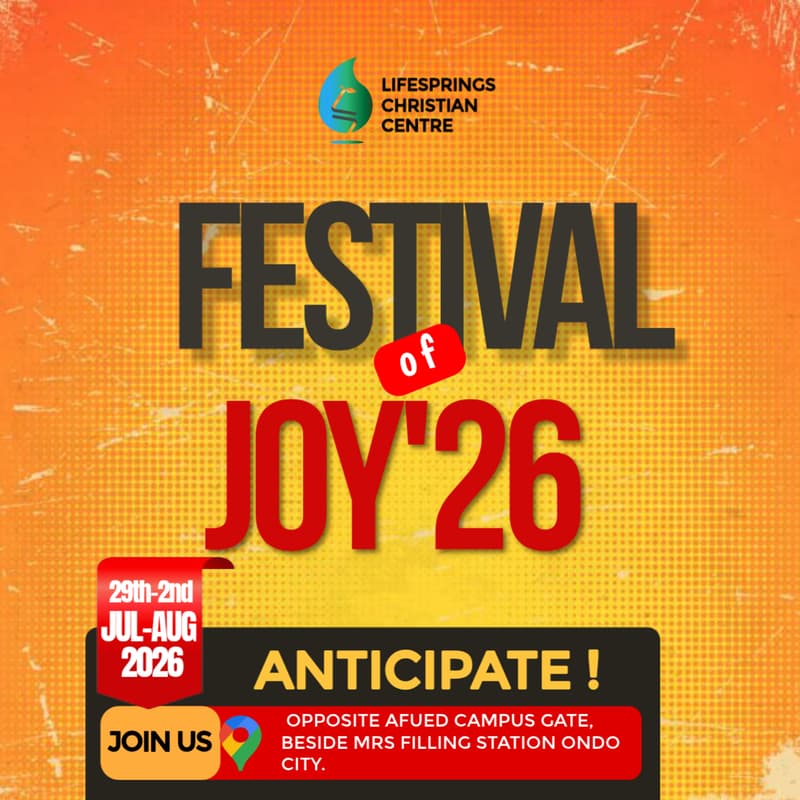 Cover Image for FESTIVAL OF JOY- FOJ'26