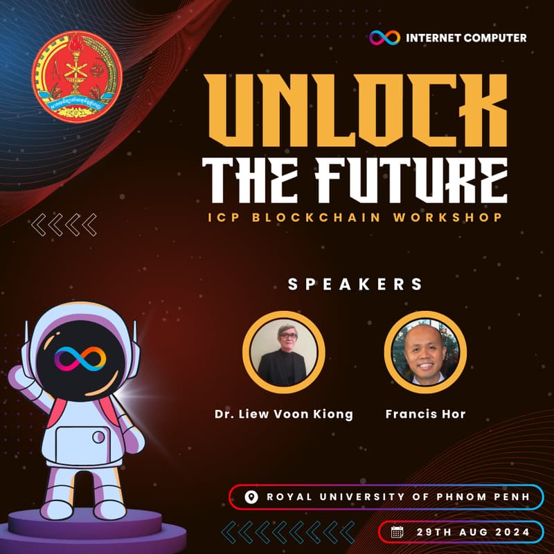 Cover Image for Unlocking the Future : ICP Blockchain Workshop (RUPP)