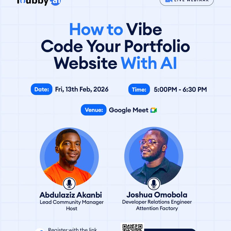 How to Vibe Code Your Portfolio Website with AI · Luma