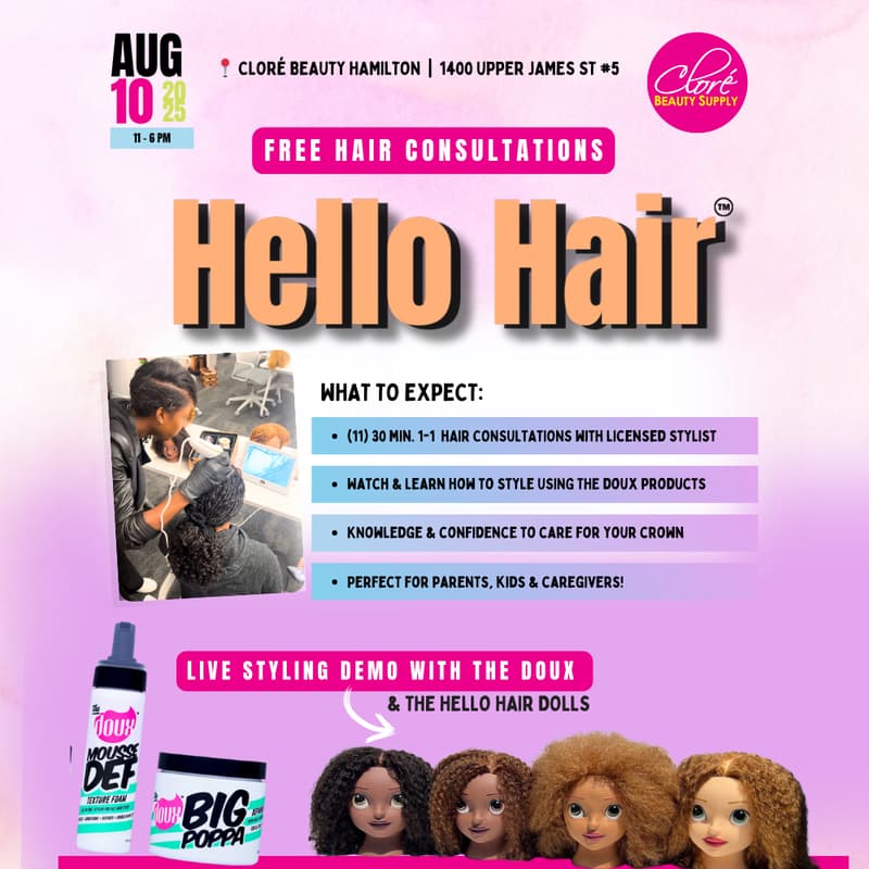 Cover Image for Clore Beauty x Hello Hair Consultation