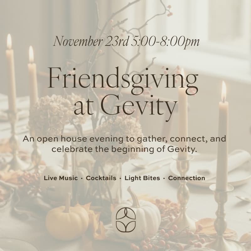 Cover Image for Friendsgiving Open House Celebration at Gevity