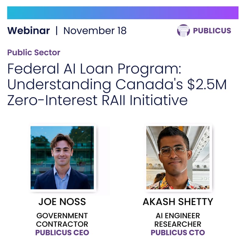 Cover Image for Federal AI Loan Program: Understanding Canada's $2.5M Zero-Interest RAII Initiative