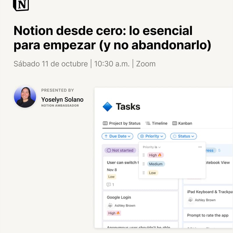 Cover Image for Notion desde cero: lo esencial para empezar (y no abandonarlo)