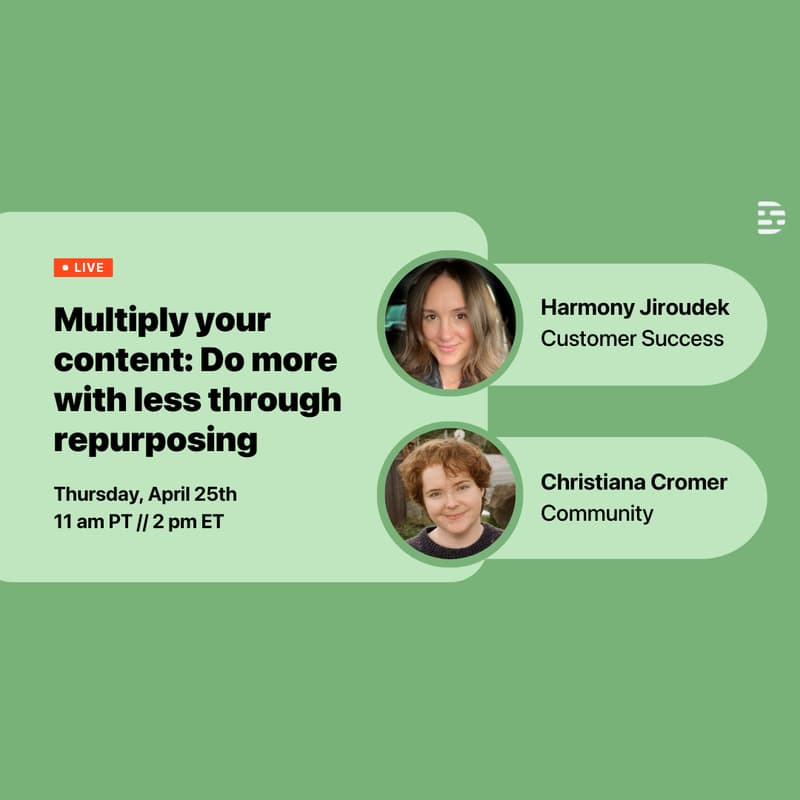 Cover Image for Multiply your content: Do more with less through repurposing