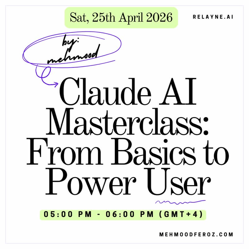 Cover Image for Claude AI Masterclass: From Basics to Power User