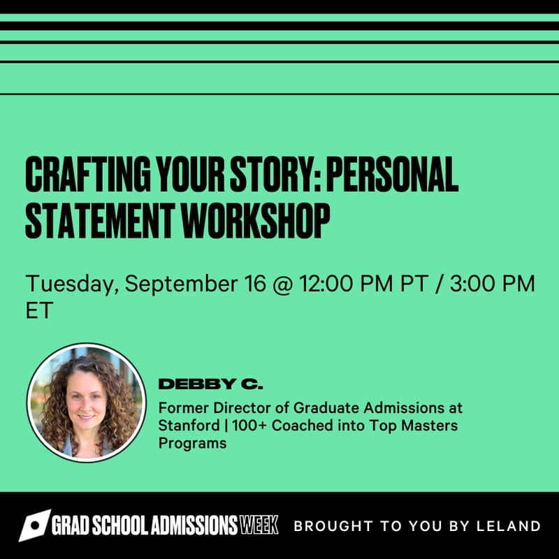 Cover Image for Crafting Your Story: Personal Statement Workshop