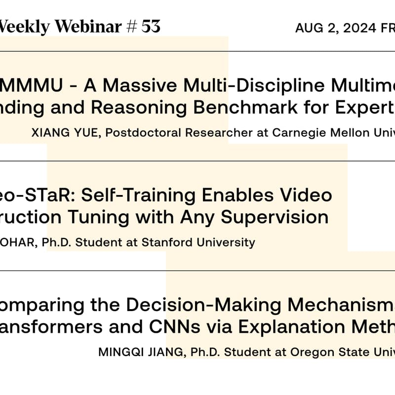 Multimodal Weekly 53: Multimodal Understanding & Reasoning, Video ...