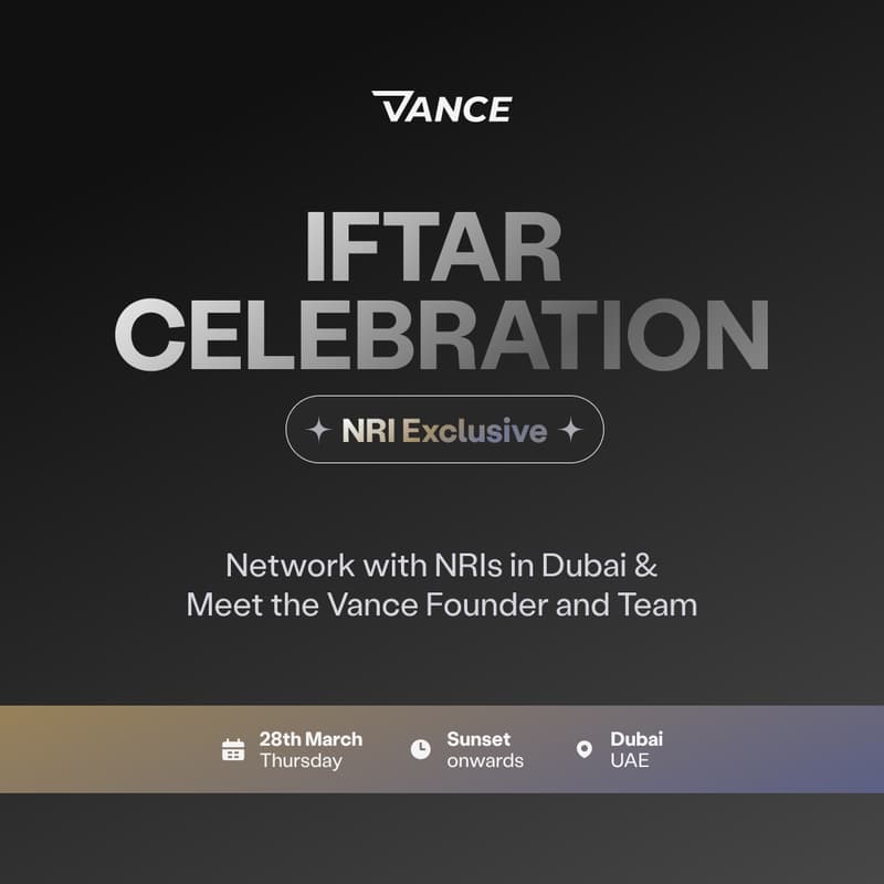 Cover Image for Vance Iftar Celebration & NRI Networking: Dubai