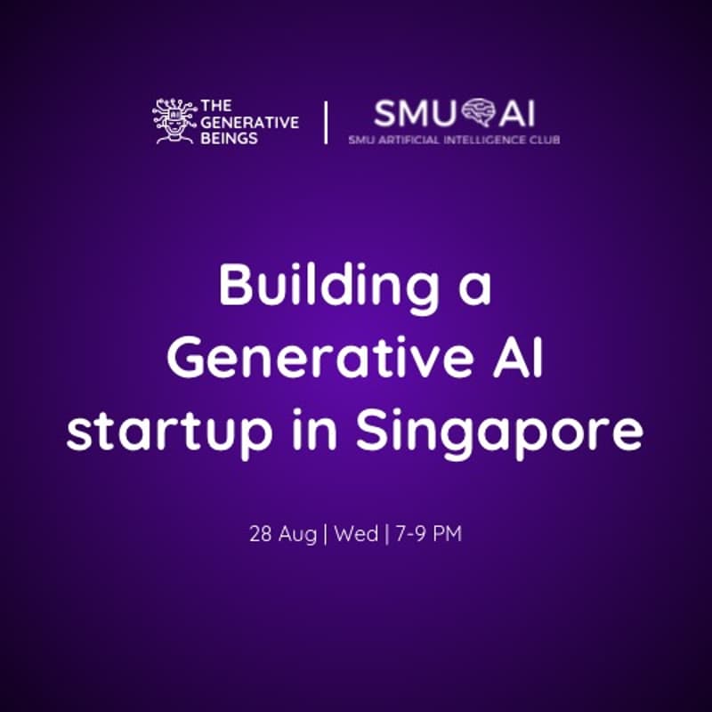Cover Image for Building a Generative AI startup in Singapore | TGB x SMU