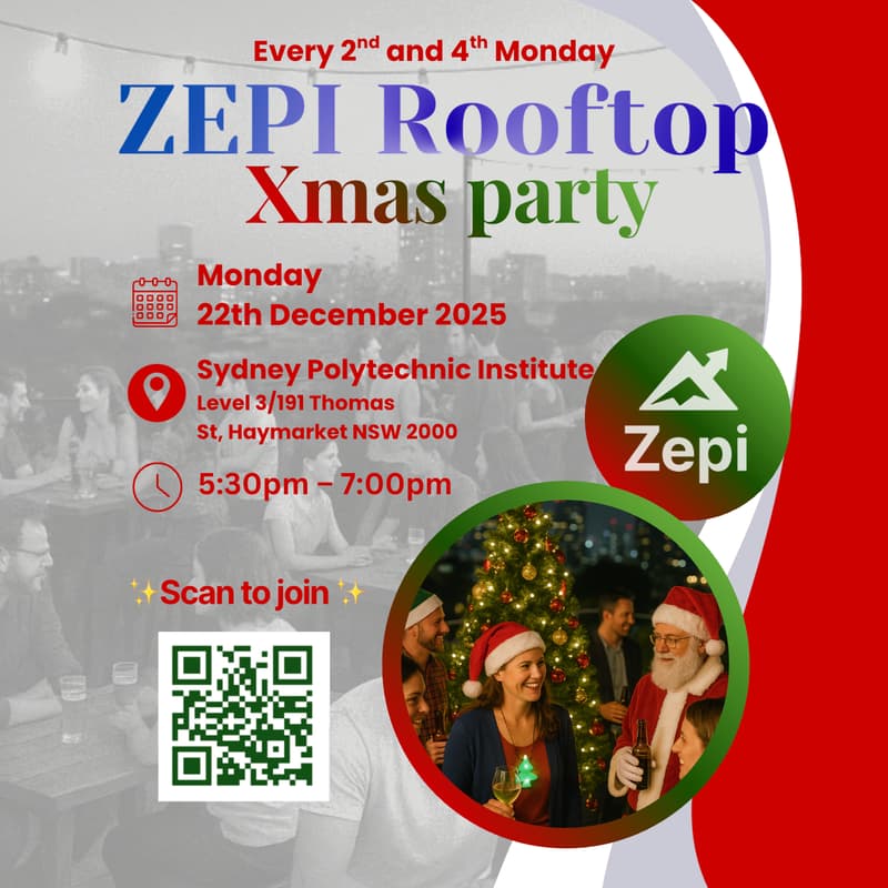 Cover Image for Zepi Rooftop #6 Xmas Party — Year-End Reflection & 2026 Vision Night