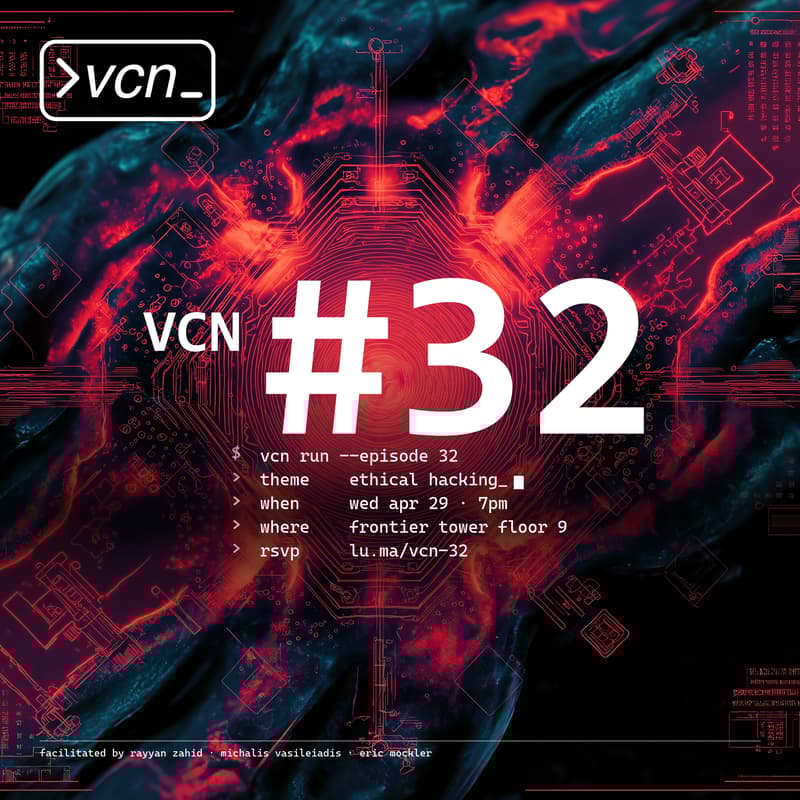 Cover Image for Vibe Coding Night #32 // Ethical Hacking - Open Registration