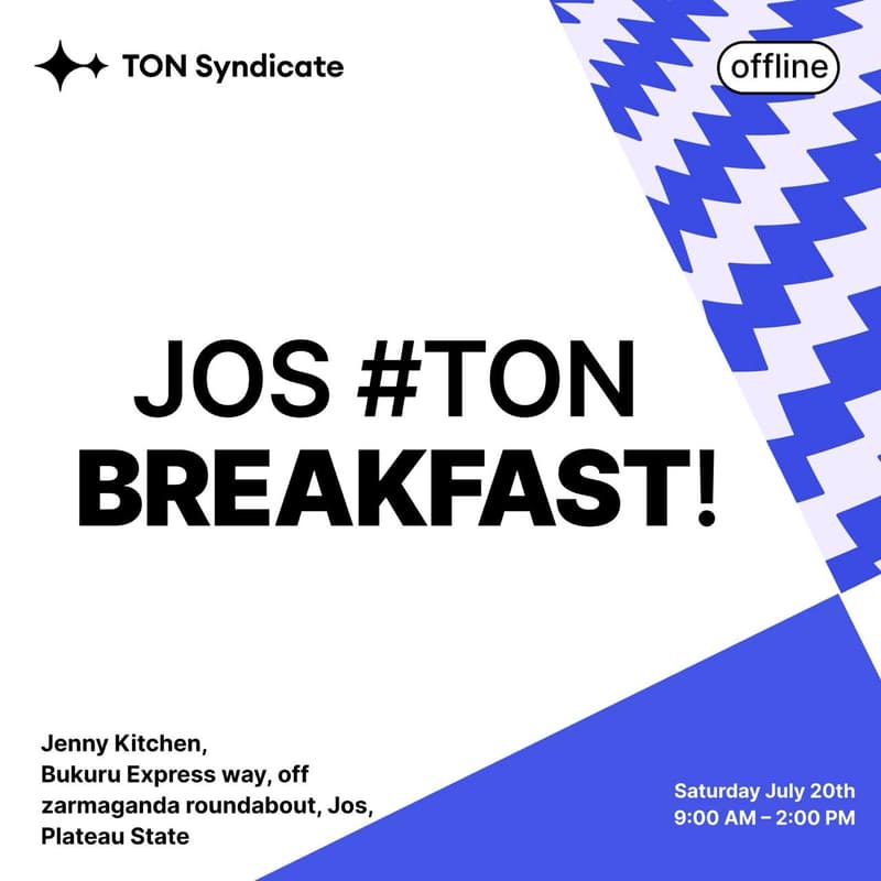 Cover Image for TON BREAKFAST JULY EDITION IN JOS, NIGERIA