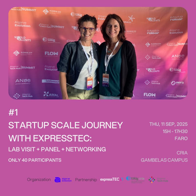 Cover Image for Startup Scale Journey #1 with *expressTEC*: Site Visit + Talks + Networking