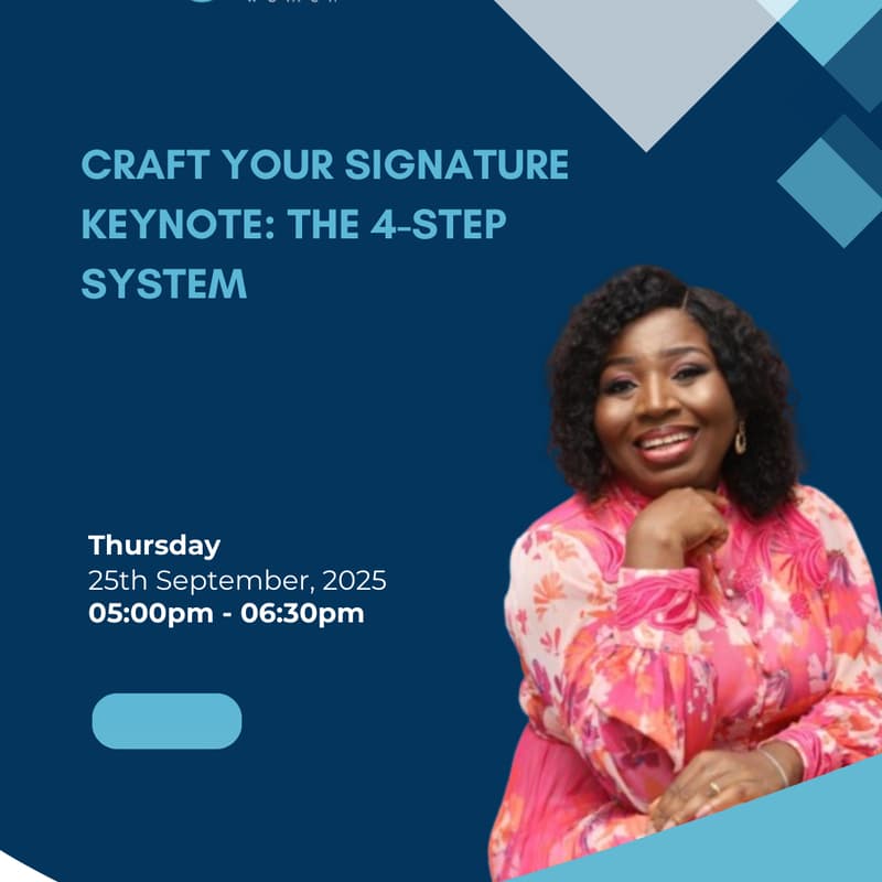 Cover Image for Craft Your Signature Keynote: The 4-Step System