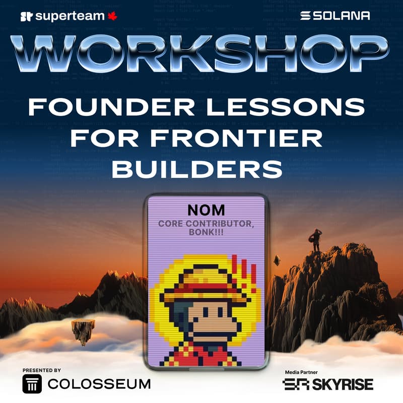 Cover Image for Founder Lessons for FRONTIER Builders