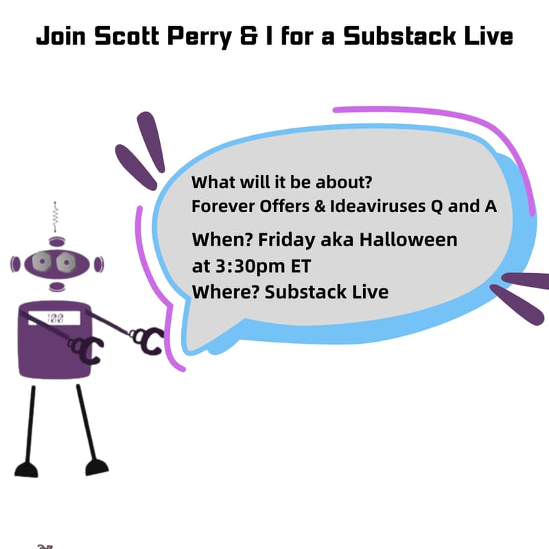 Cover Image for 🎙️ Live with Scott Perry: Forever Offers, Ideaviruses & The Offer Lab