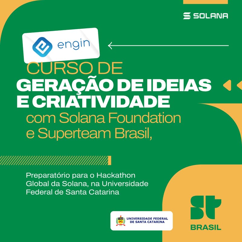 Cover Image for Aulas de Geração de Ideias e Criatividade - ENGIN Lab UFSC