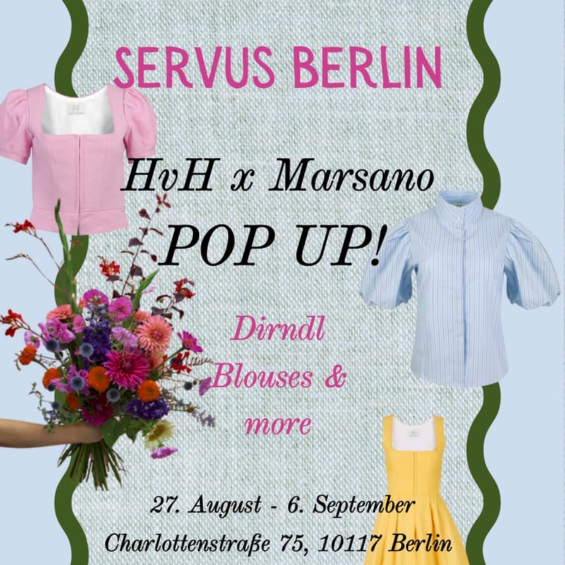 Cover Image for Pop Up "Servus Berlin" HvH x Marsano