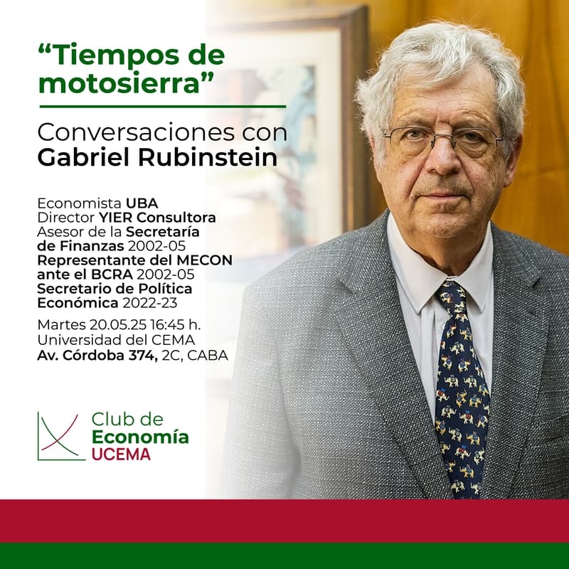 Cover Image for Tiempos de motosierra - Gabriel Rubinstein