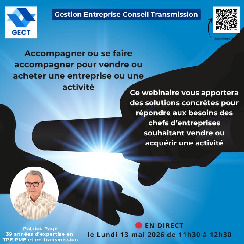 Cover Image for Accompagner ou se faire accompagner pour vendre ou acheter une entreprise ou une activité