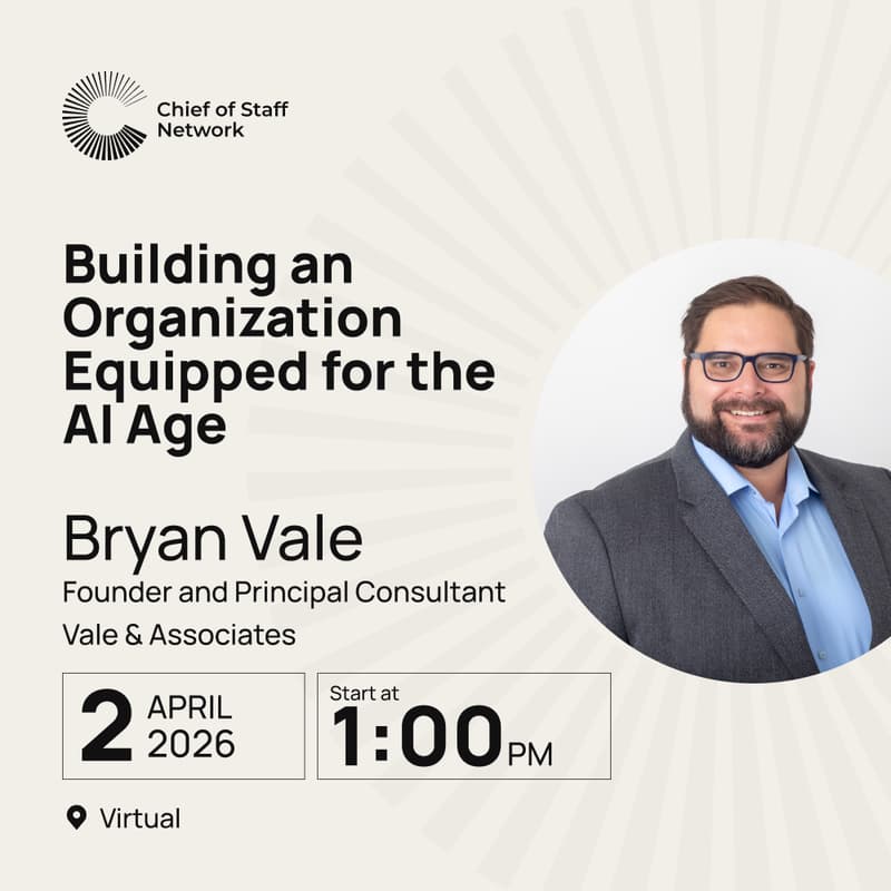 Cover Image for Building an Organization Equipped for the AI Age