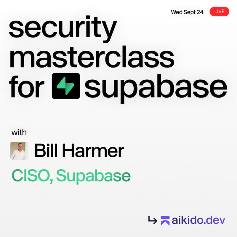 Cover Image for Security Masterclass for Supabase | all vibes, no vulns