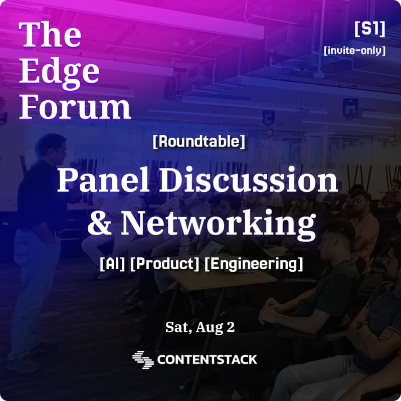 Cover Image for The Edge Forum: AI, Product, Engineering