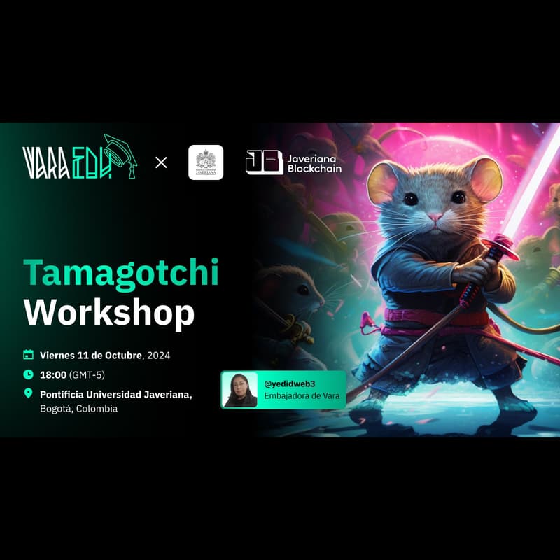 Foto de portada de Tamagotchi Workshop por Vara Network