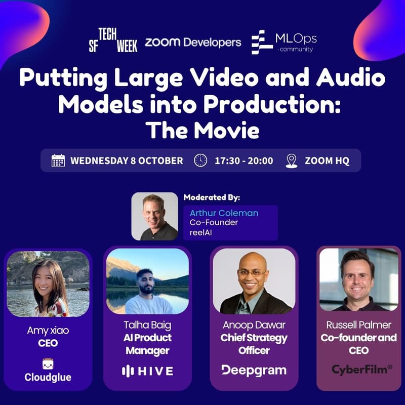 Cover Image for Putting Large Video and Audio Models into Production: The Movie