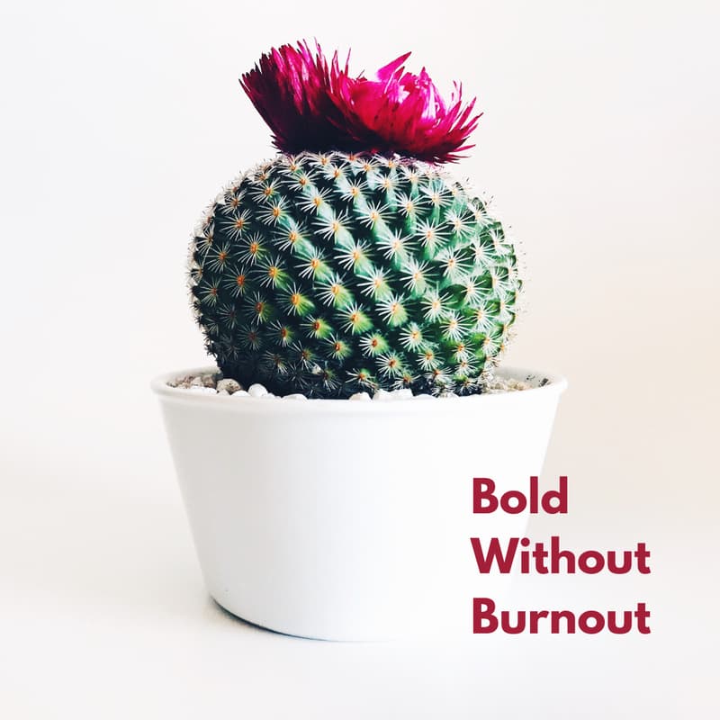 Cover Image for Bold Without Burnout