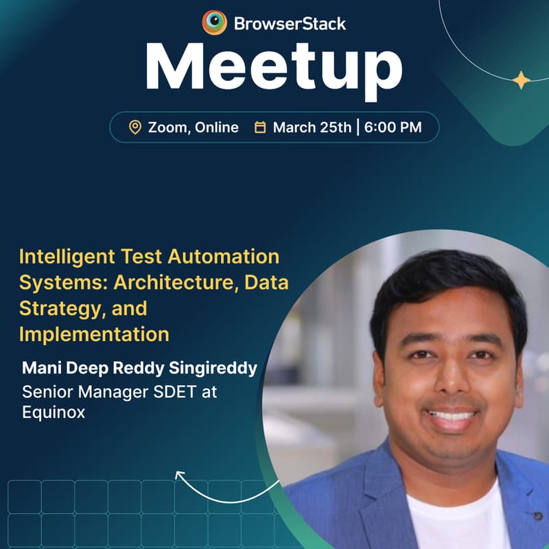 Cover Image for BrowserStack QA Online Meetup - Newyork