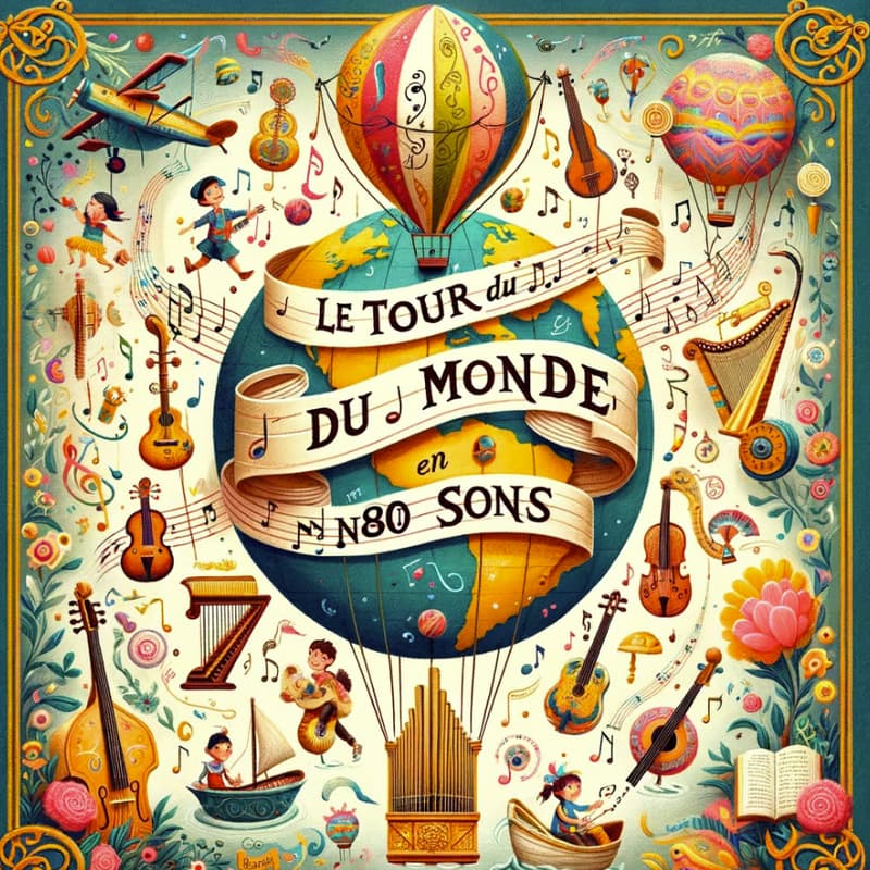 Image de couverture pour đ¶ BORDERLESS! HANDPAN & SITAR â Le Tour du Monde en 80 Sons