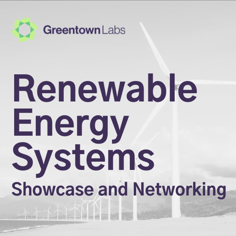Cover Image for Renewable Energy Systems Showcase and Networking