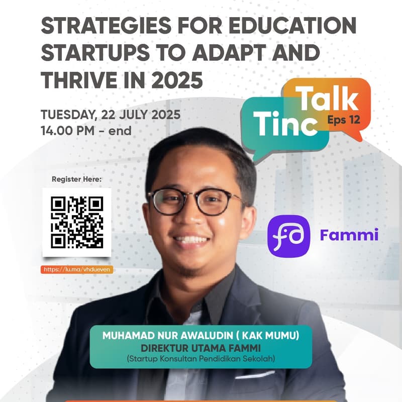 Cover Image for TINC TALK EPS 12 - Winning Strategies for EduTech Startup in 2025