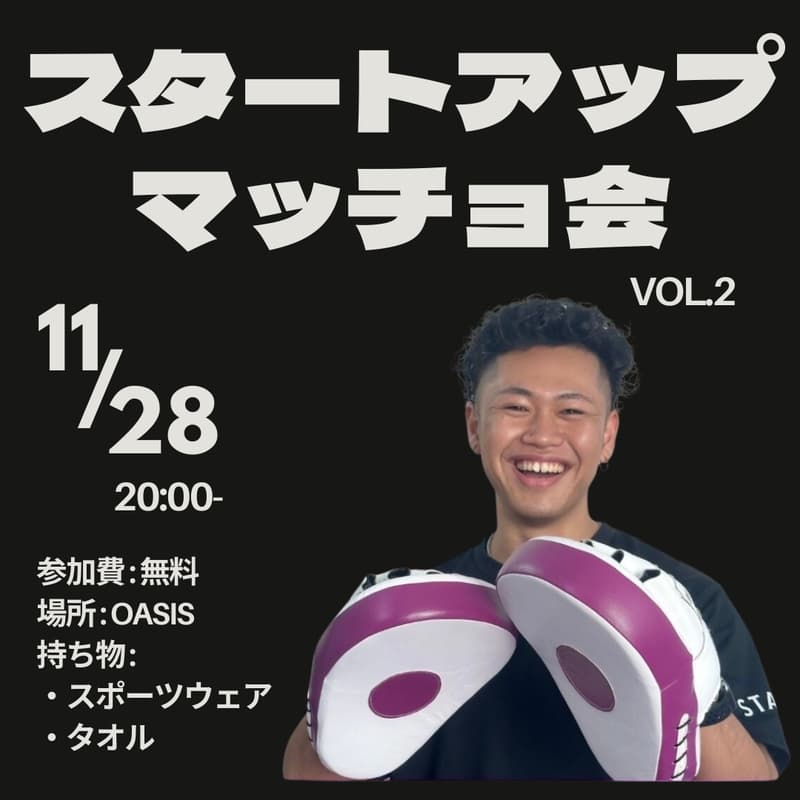 スタートアップ マッチョ会 vol.2のカバー画像