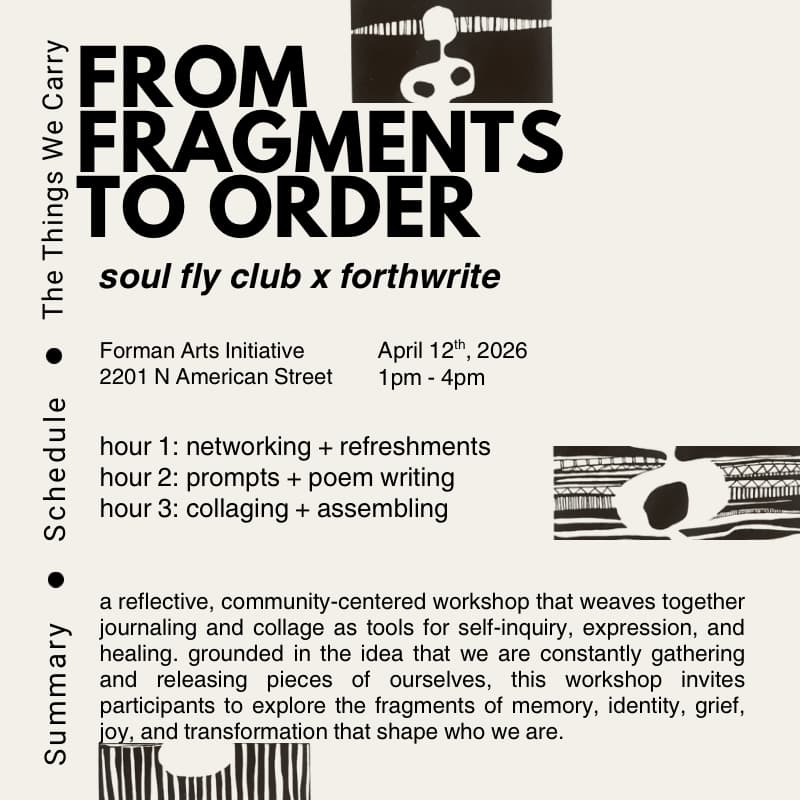 Cover Image for From Fragments to Order; The Things We Carry