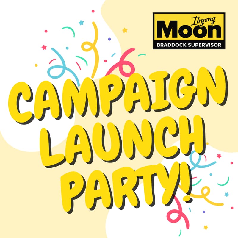 Cover Image for Moon for Braddock District Campaign Launch Party