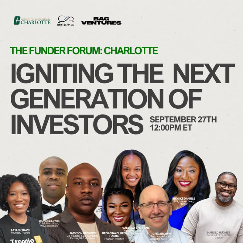 Cover Image for The Funder Forum: Charlotte - Igniting the Next Generation of Investors