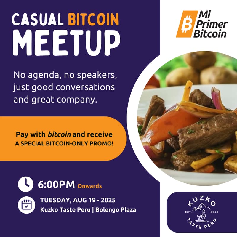 Cover Image for Casual Bitcoin Meetup