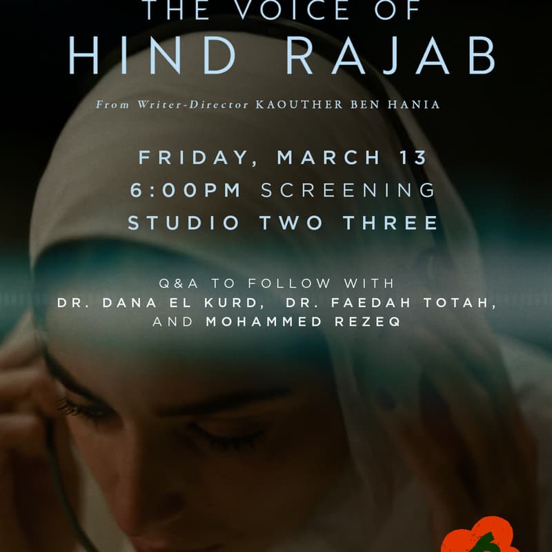 Cover Image for Screening: The Voice of Hind Rajab