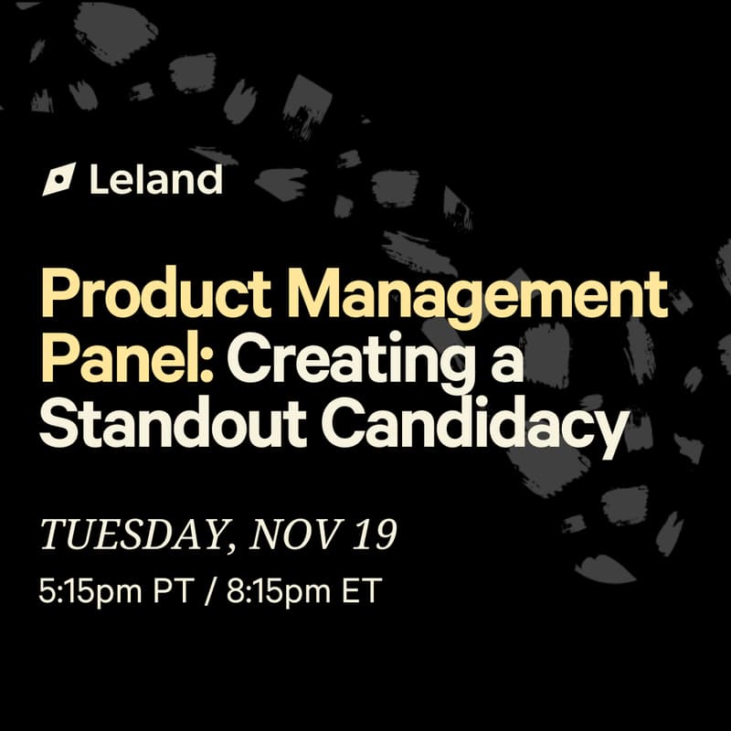 Cover Image for Product Management Panel: Creating a Standout Candidacy