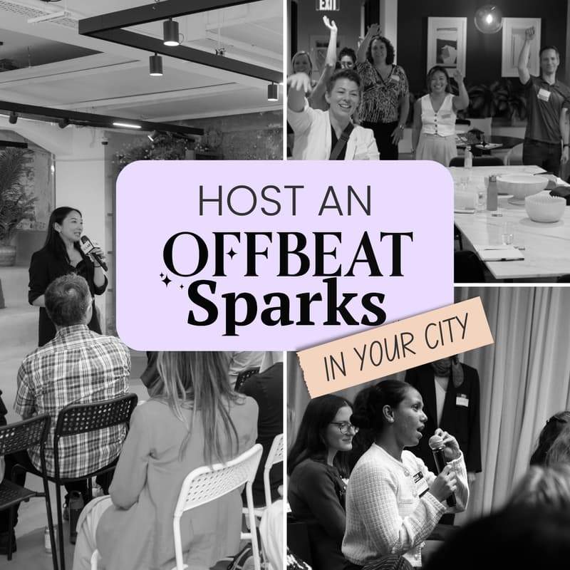 Cover Image for Host an Offbeat Sparks in your city in 2026