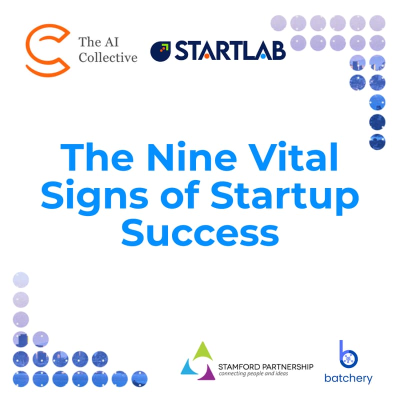 Cover Image for Startlab Workshop by Stamford Partnership: The Nine Vital Signs of Startup Success