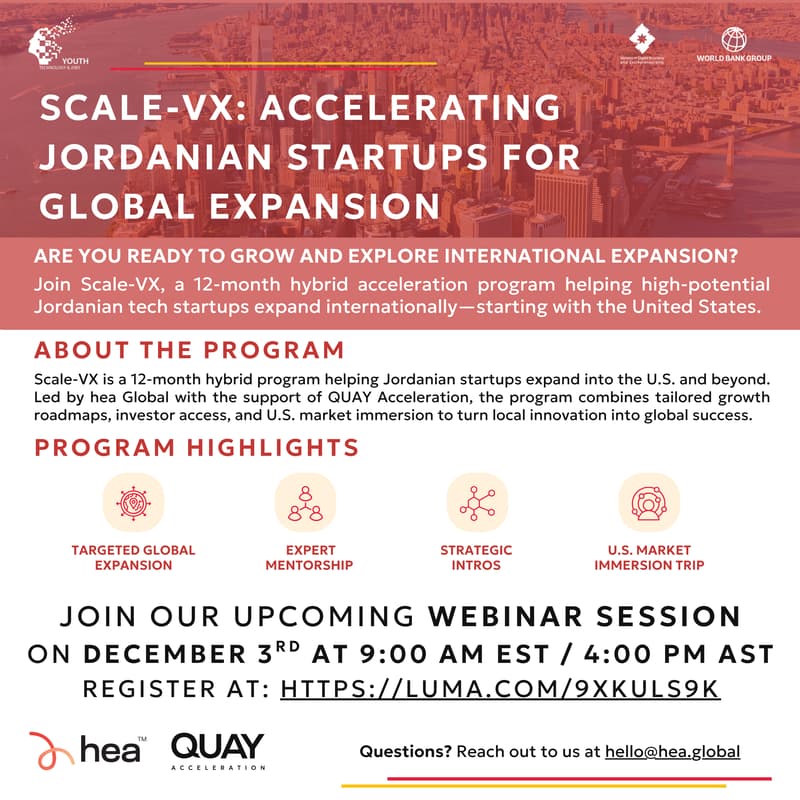 Cover Image for WEBINAR: Global Scale-VX Program | Powered by hea & QUAY