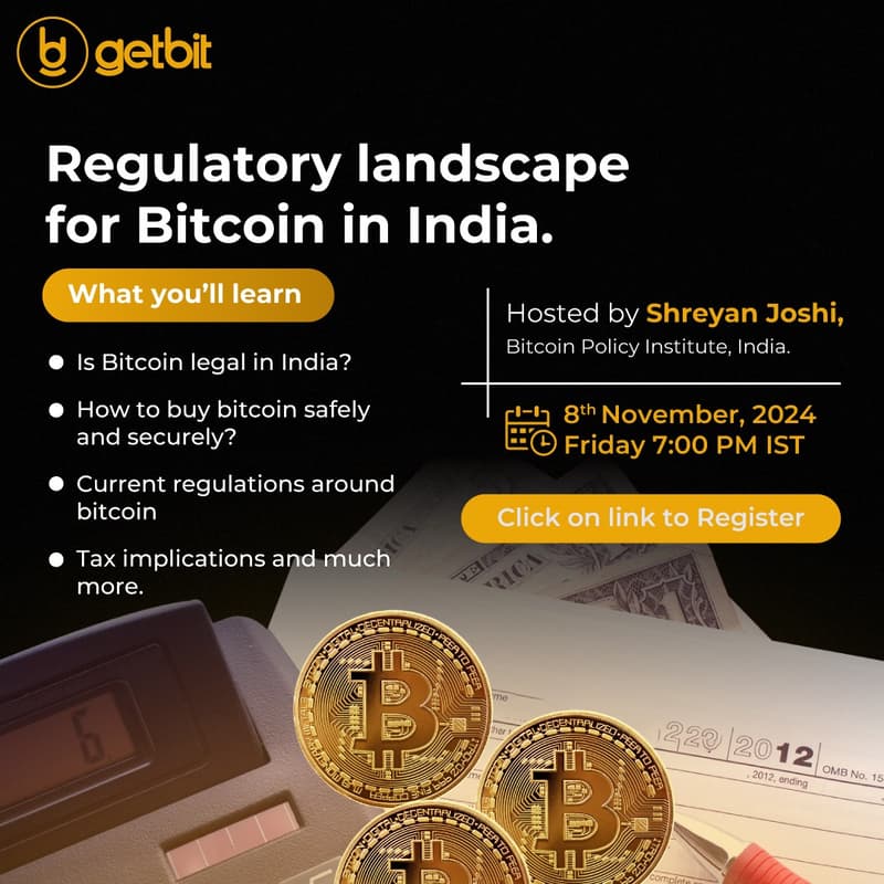 Cover Image for Navigating Regulatory Landscape around Bitcoin in India