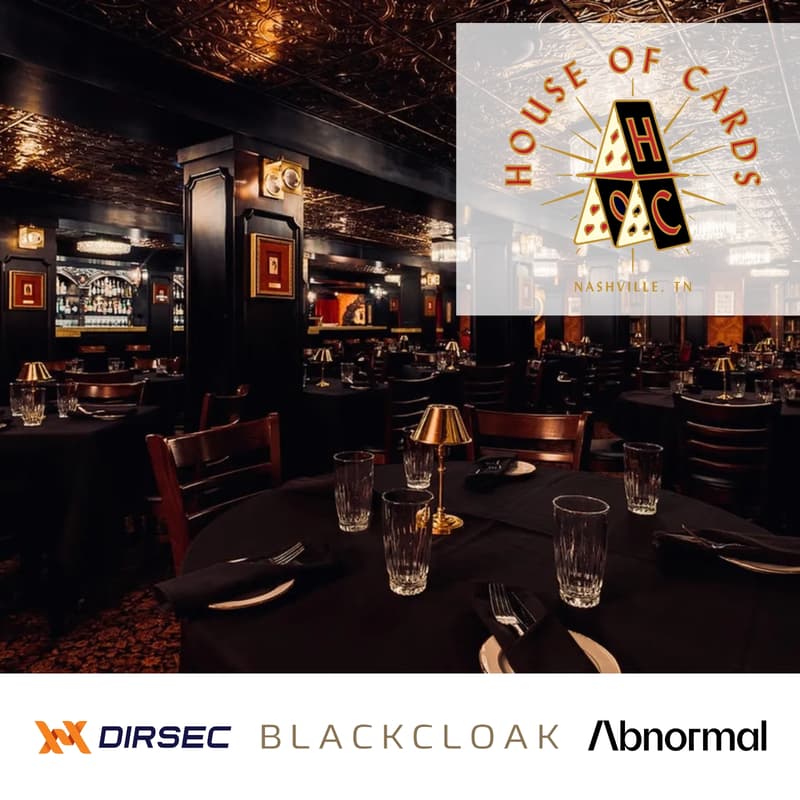 Cover Image for Executive Dinner & Magic Experience - with DirSec, Blackcloak, and Abnormal